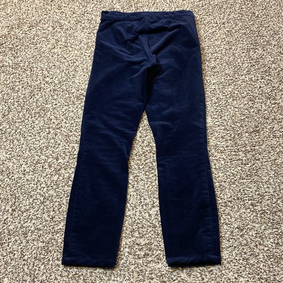 GAP Side Zip Blue Velvet Crop Leggings - Picture 5 of 6